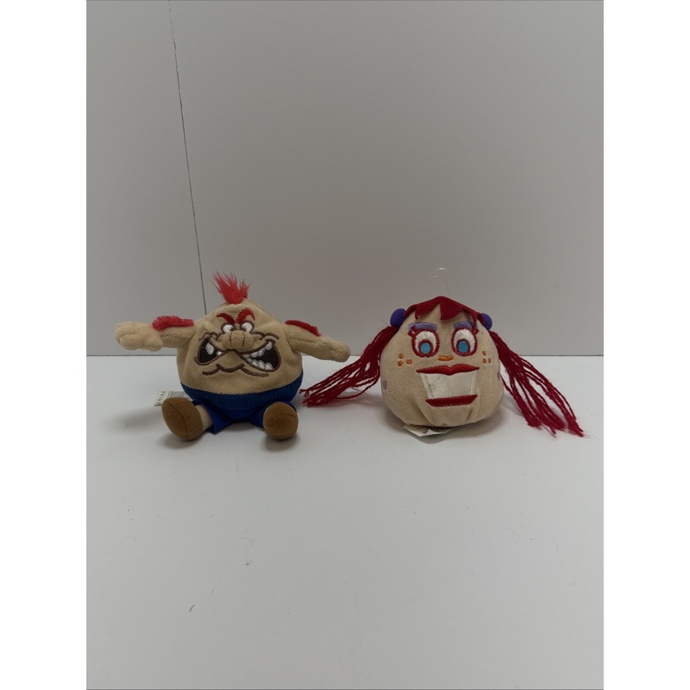 Vintage 1998 Silly Slammers Roxanne‎ #36 & Buzzsaw #65 Bean Bags Lot Of 2